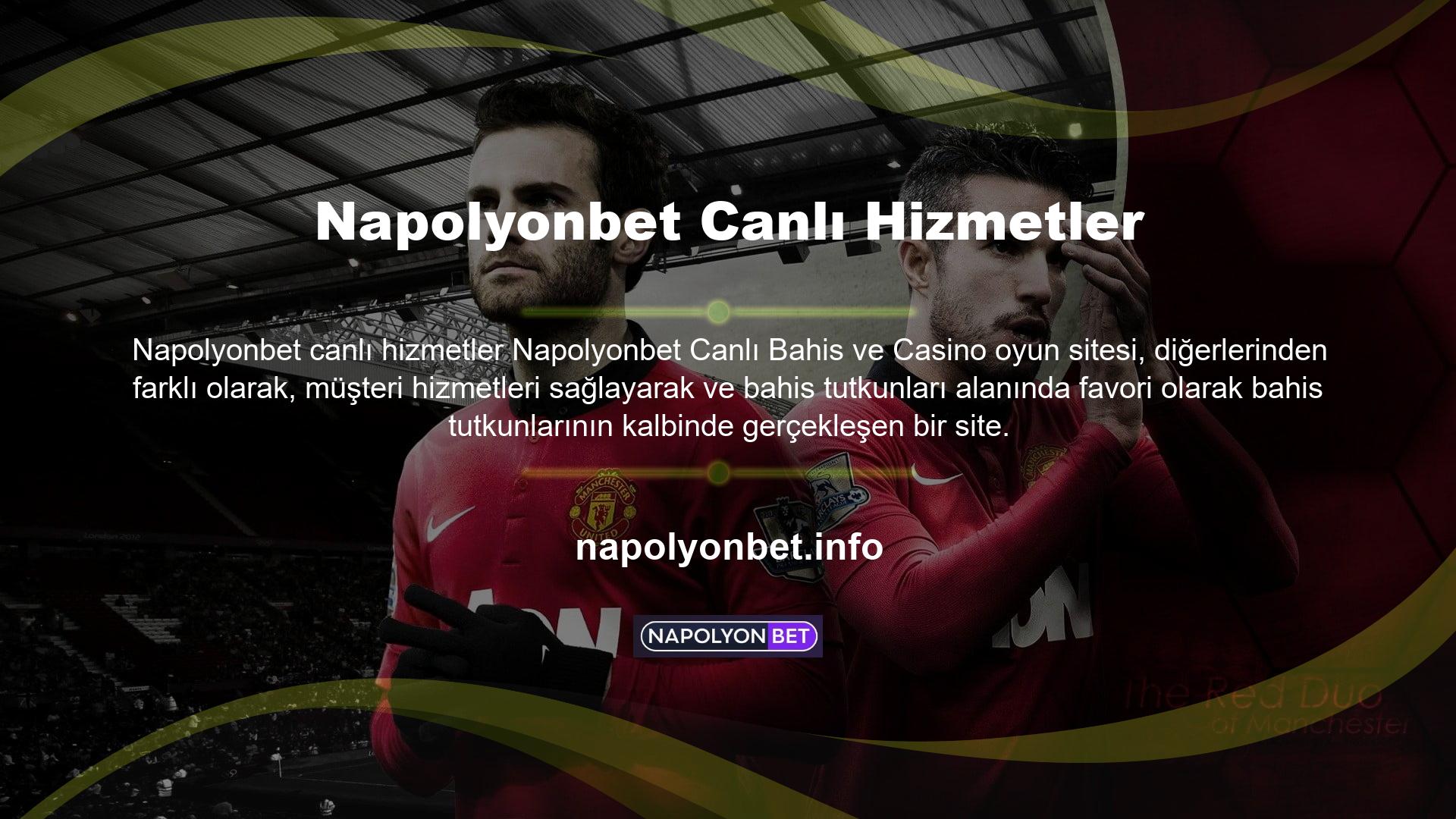 Napolyonbet katılmak için bahisçiler çevrimiçi işlemler yapmak için web sitesindeki yeni giriş adresini kullanabilirler